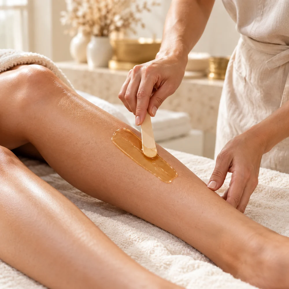 Warm-toned Waxing care photograph